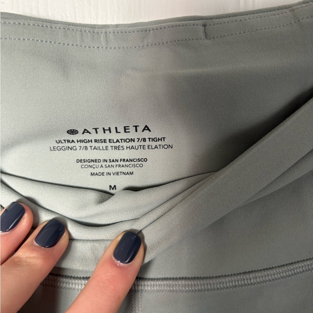 Athleta BRAND NEW Sage Green Leggings - Picture 4 of 5